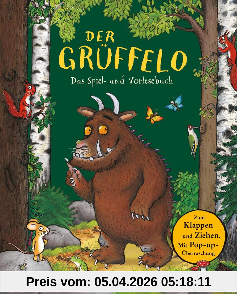 Der Grüffelo. Das Spiel- und Vorlesebuch: Vierfarbiges Bilderbuch. Zum Klappen, Ziehen und mit einer Pop-up-Überraschung
