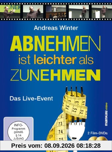 Abnehmen ist leichter als Zunehmen. Das Live-Event, 2 DVDs