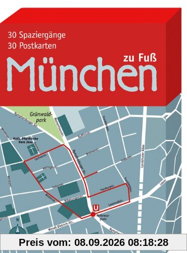 München zu Fuß: 30 Spaziergänge - 30 Postkarten