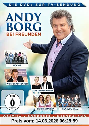 unbekannt Andy Borg Bei Freunden - Opatija - Bodensee - Burgenland (3DVD-Sammeledition)