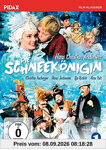 Die Schneekönigin / Zauberhafte Märchenverfilmung nach Hans Christian Andersen von Wolfgang Spier mit Starbesetzung (Pidax Film-Klassiker)