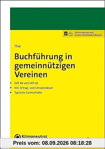 Buchführung in gemeinnützigen Vereinen