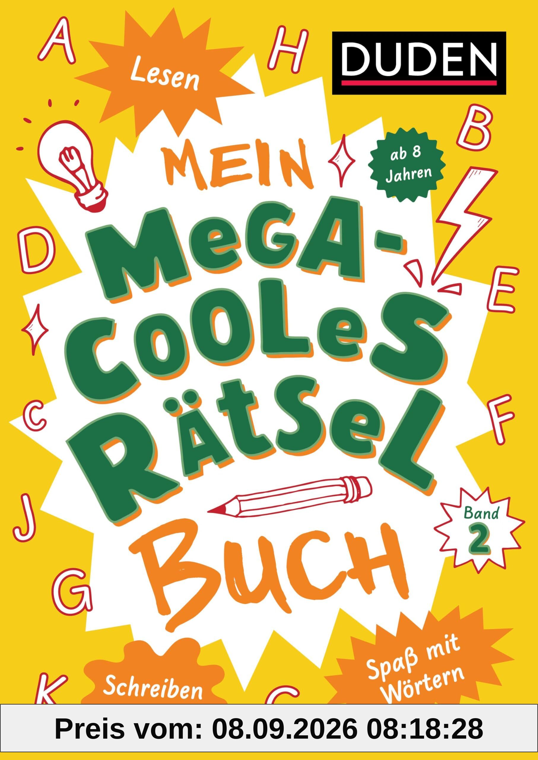 Mein megacooles Rätselbuch - Lesen | Schreiben | Spaß mit Wörtern - ab 8 Jahren - Band 2