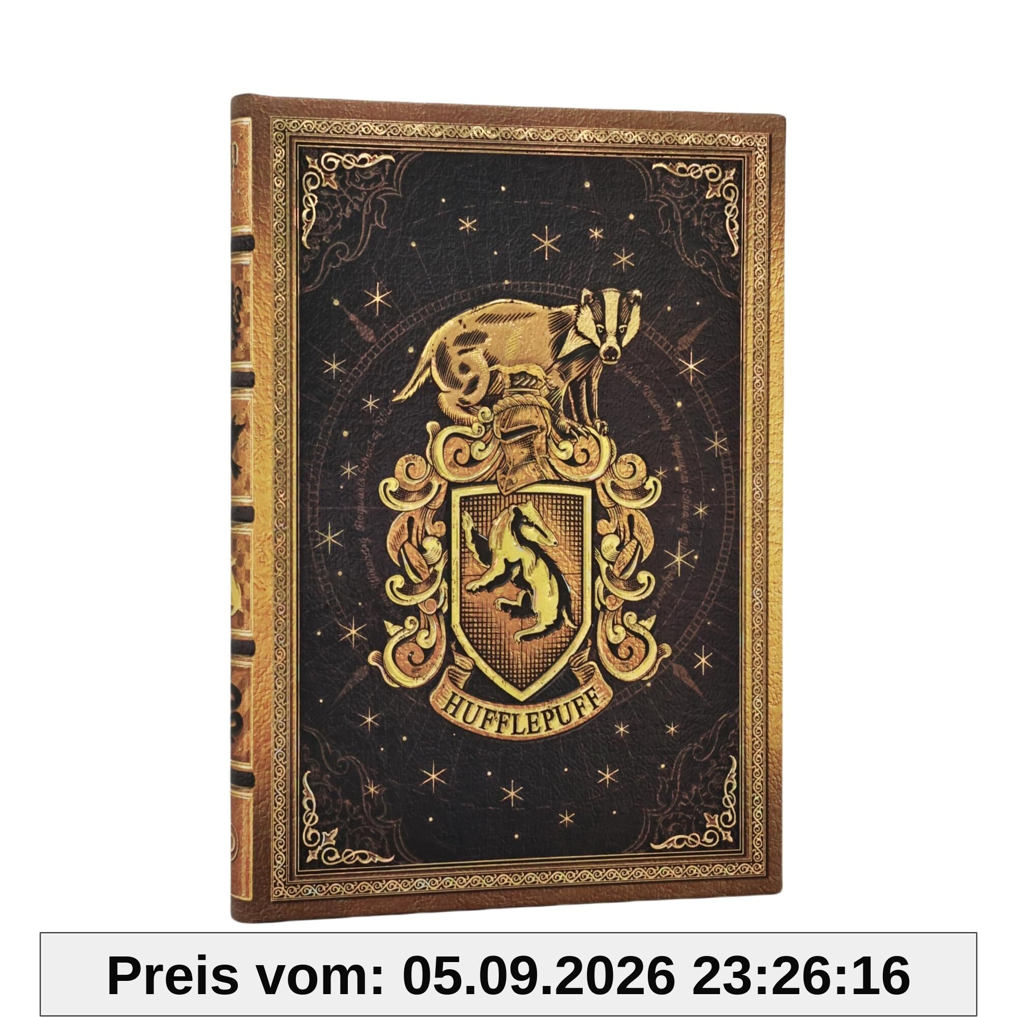 Carnet Paperblanks HARRY POTTER Carnet rigide Poufsouffle Midi Non ligné 144p.