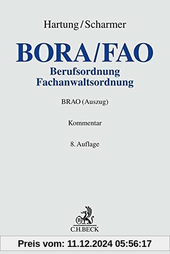 Berufs- und Fachanwaltsordnung