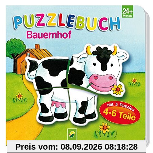 Puzzlebuch Bauernhof: Mit 5 Puzzles á 4-6 Teile