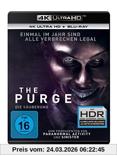 The Purge 1 - Die Säuberung  (4K Ultra HD) (+ Blu-ray 2D)