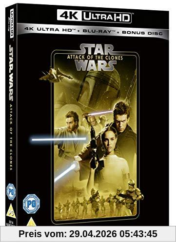 Star Wars Attack of the Clones UHD [Blu-ray] [UK Import]