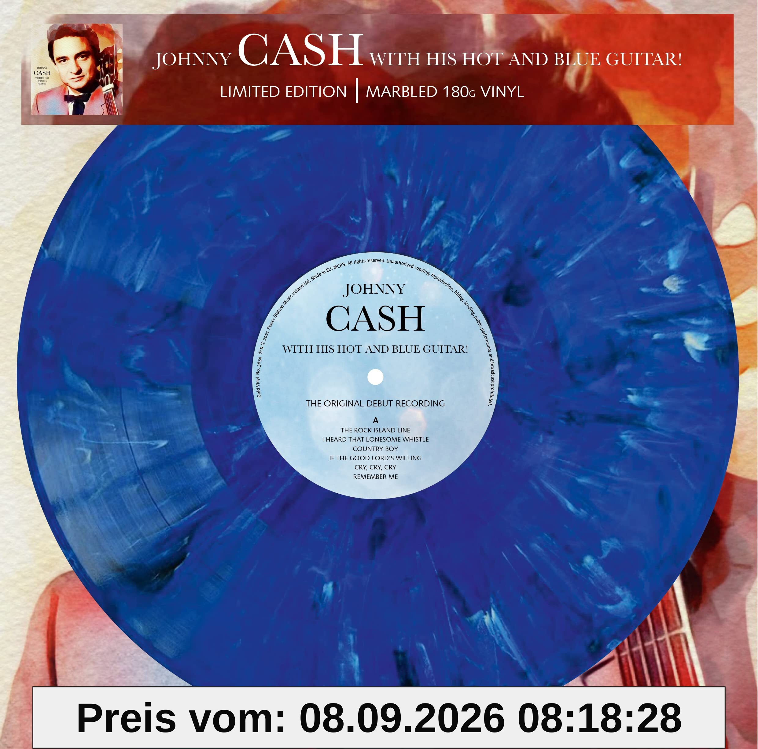Johnny Cash With His Hot And Blue Guitar (Original Debut Recording) - Limitiert - 180gr. marbled, Magic [180g Vinyl / Limited Edition, Vinyl LP] [Vinyl LP]