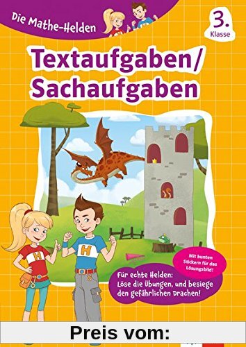 Klett Die Mathe-Helden Textaufgaben 3. Klasse: Grundschule