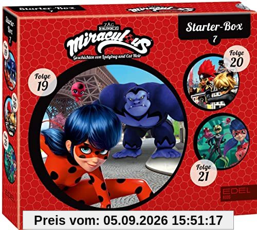 Miraculous - Starter-Box 7 (19 -21) - Die Original-Hörspiele zur TV-Serie