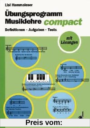 Übungsprogramm Musiklehre compact: Definitionen - Aufgaben - Tests