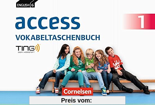 English G Access - Allgemeine Ausgabe: Band 1: 5. Schuljahr - Vokabeltaschenbuch: TING-fähig