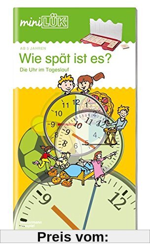 miniLÜK / Kindergarten / Vorschule: miniLÜK: Wie spät ist es?: Die Uhr im Tageslauf