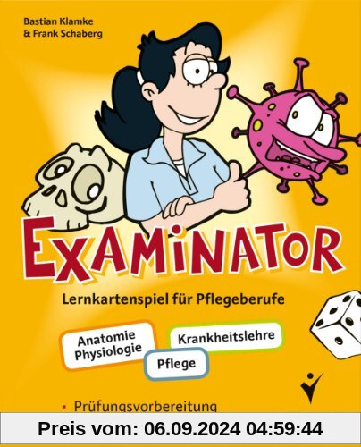 Examinator: Lernkartenspiel für Pflegeberufe. Prüfungsvorbereitung. Aus- und Weiterbildung