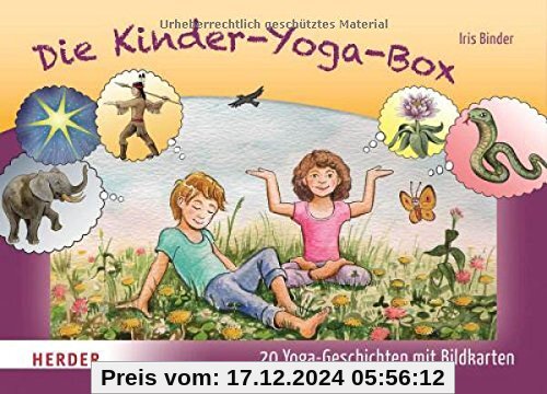 Die Kinder-Yoga-Box: 20 Yoga-Geschichten mit Bildkarten