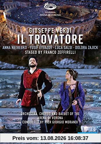 Verdi: Il Trovatore [Anna Netrebko; Yusif Eyvazov; Arena di Verona, Italy, June 2019] [2 DVDs]