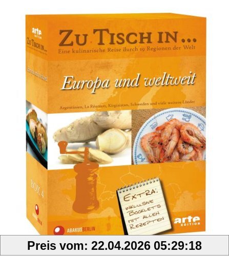 Zu Tisch in... Europa und weltweit (4 DVDs, OF)