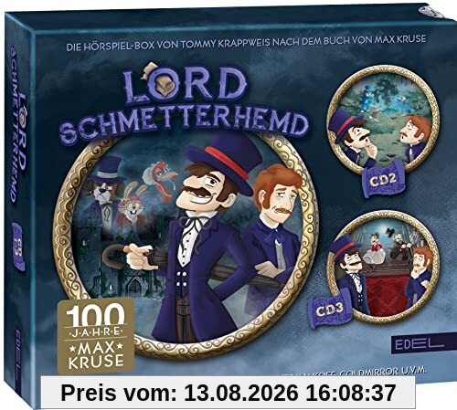 Lord Schmetterhemd (1): Die Hörspiel-Box von Tommy Krappweis nach dem Buch von Max Kruse - Mit den Stimmen von Bastian Pastewka, Oliver Kalkofe, Coldmirror uvm.