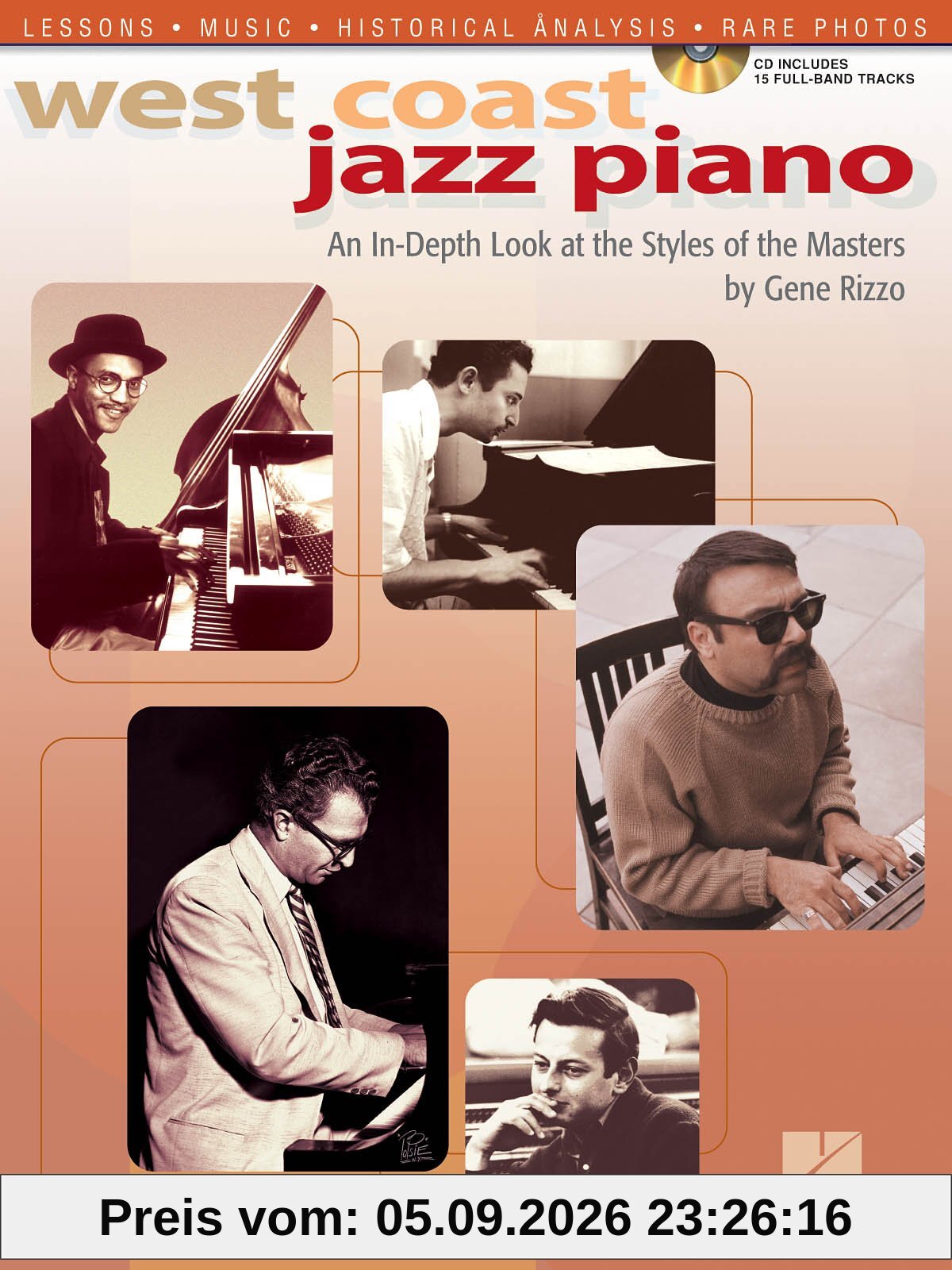 West Coast Jazz Piano: An In-Depth Look at the Styles of the Masters [With CD (Audio)] (Book & CD)