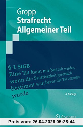 Strafrecht  Allgemeiner Teil (Springer-Lehrbuch)