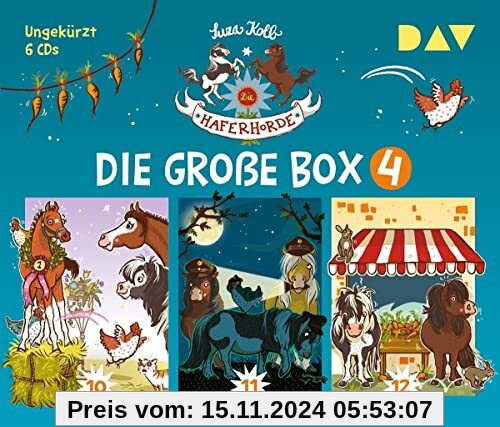 Die Haferhorde – Die große Box 4 (Teil 10-12): Ungekürzte Lesungen mit Bürger Lars Dietrich (6 CDs)