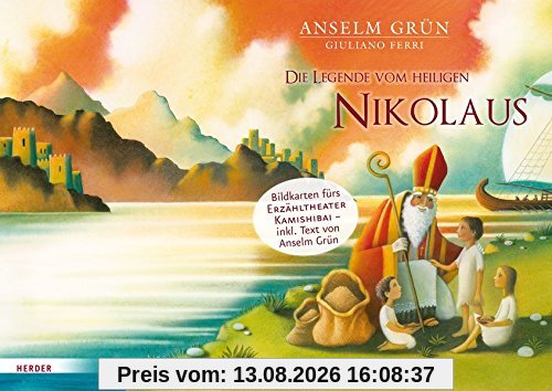 Die Legende vom heiligen Nikolaus: Bildkarten fürs Erzähltheater Kamishibai