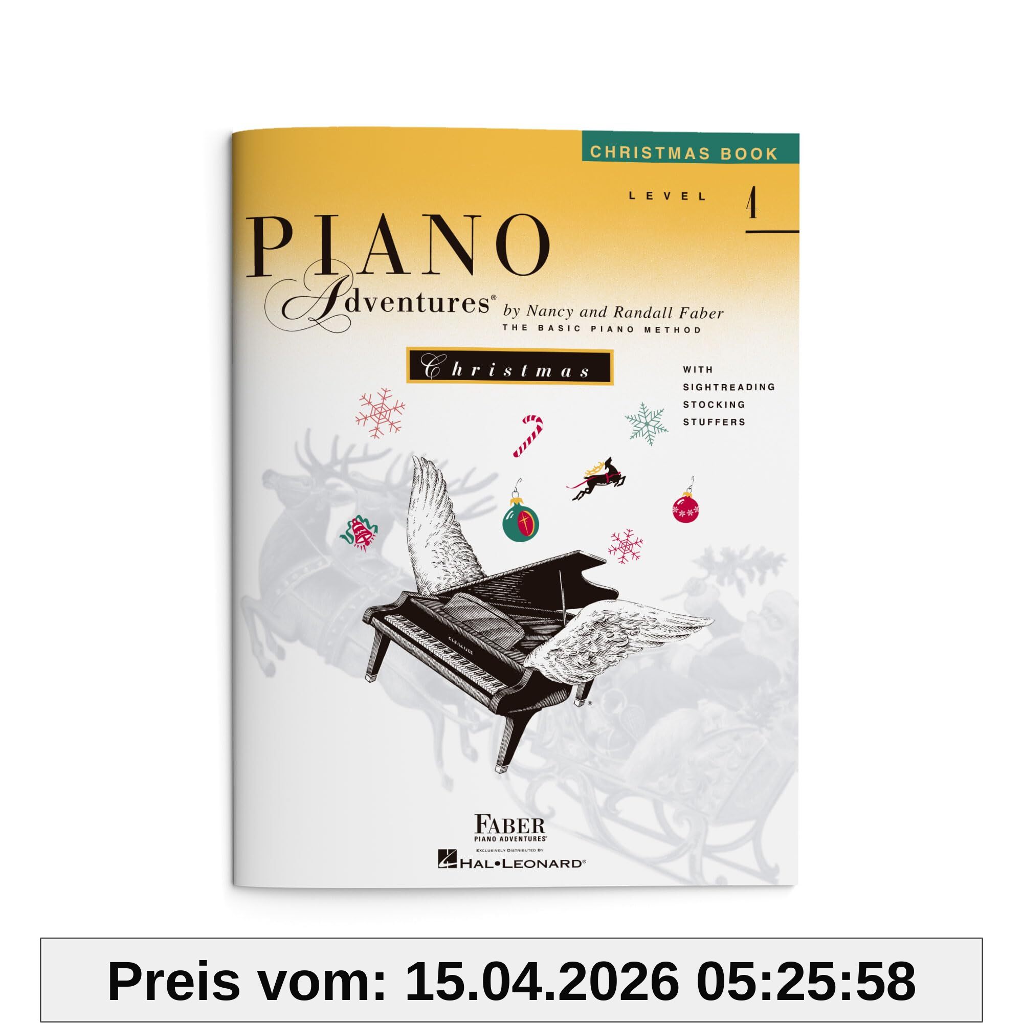 Piano Adventures, Level 4, Christmas Book