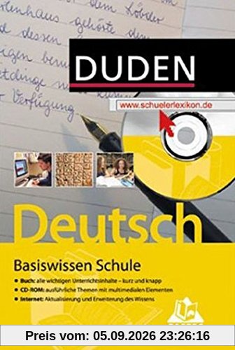 Duden Basiswissen Schule - Deutsch, m. CD-ROM