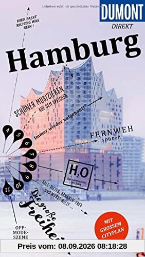 DuMont direkt Reiseführer Hamburg: Mit großem Cityplan