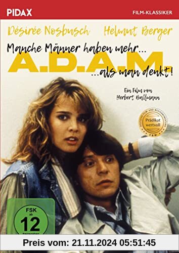 A.D.A.M. - Manche Männer haben mehr als man denkt! / Schrille 80er-Jahre-Komödie mit Désirée Nosbusch und Helmut Berger 