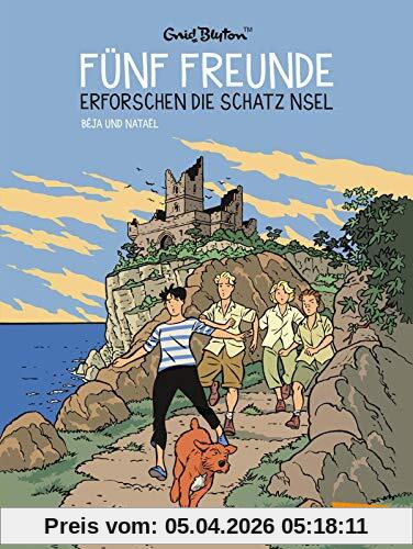 Fünf Freunde 1: Fünf Freunde erforschen die Schatzinsel: Kindercomic (1)