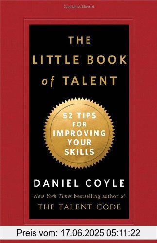 Binding : Gebundene Ausgabe, Label : Bantam, Publisher : Bantam, NumberOfItems : 1, PackageQuantity : 1, medium : Gebundene Ausgabe, numberOfPages : 160, publicationDate : 2012-08-21, releaseDate : 2012-08-21, authors : Daniel Coyle, languages : english, ISBN : 034553025X