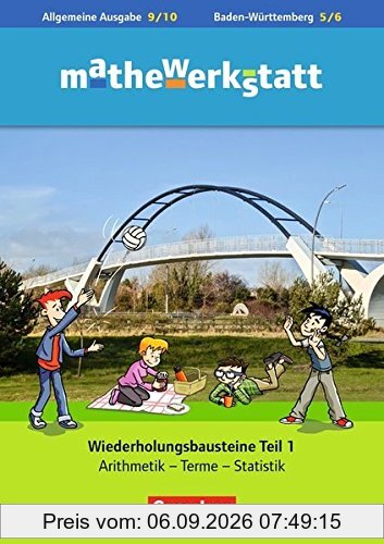 mathewerkstatt - Mittlerer Schulabschluss - Allgemeine Ausgabe / 9. Schuljahr - Wiederholungsbausteine: Überprüfen - Erinnern - Wiederholen. Arbeitsheft mit eingelegten Lösungen