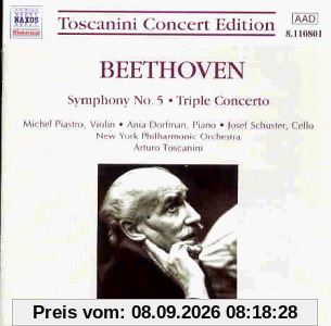 Toscanini Concert Edition: Beethoven (Symphony No. 5/ Triple Concerto) (Aufnahmen Carnegie Hall New York 1933 / 1942)