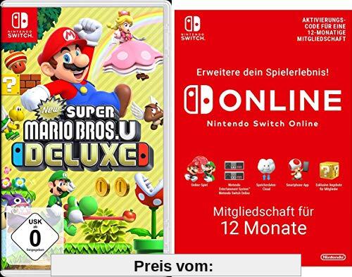 New Super Mario Bros. U Deluxe [Nintendo Switch] + Switch Online 12 Monate [Download Code]