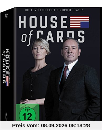House of Cards - Staffel 1 bis 3 (exklusiv bei Amazon.de) [Limited Edition] [12 DVDs]