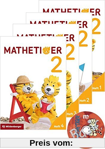 Mathetiger 2 - Jahreszeiten-Hefte &#x2022; Neubearbeitung: Differenzierend - individualisierend - motivierend (Mathetige