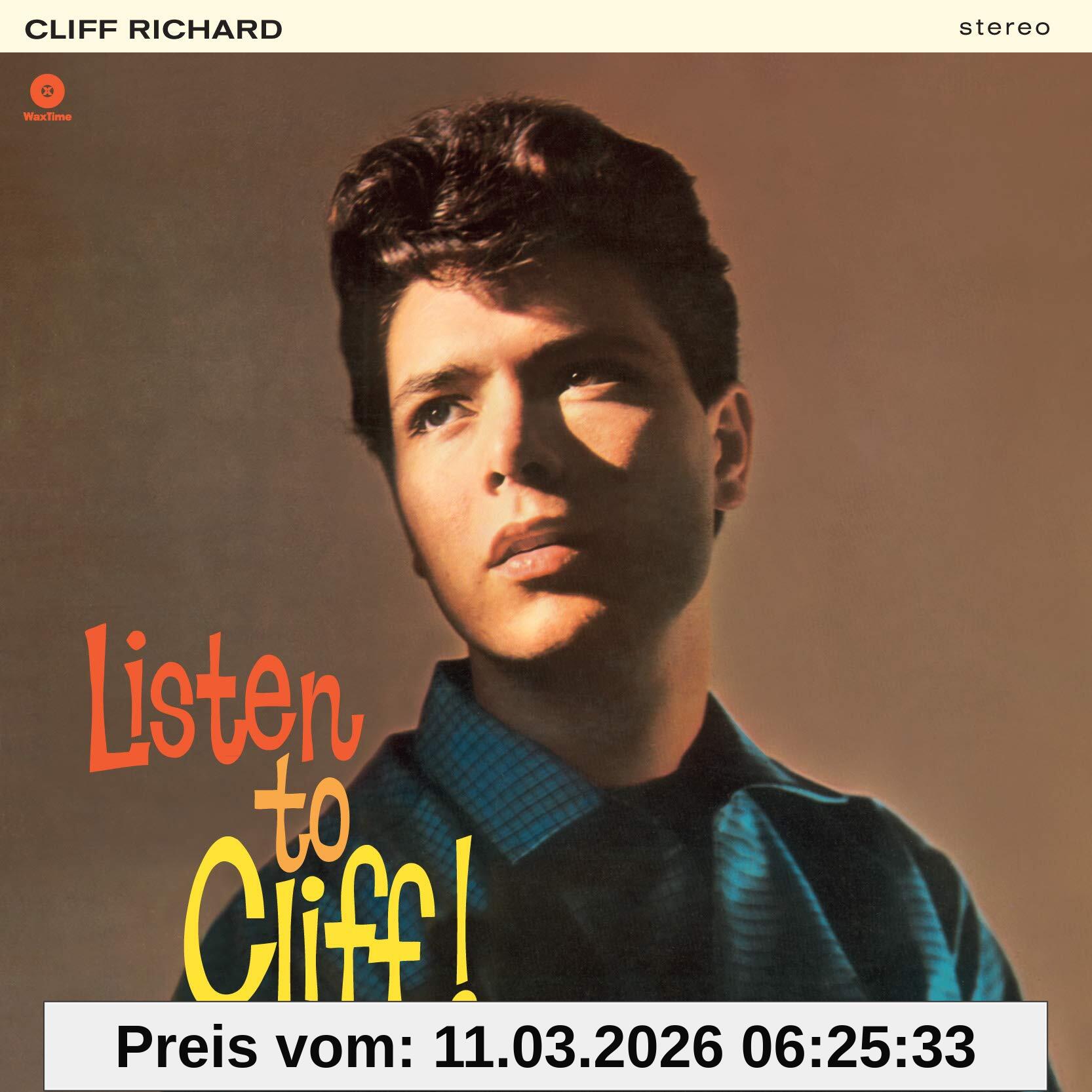 Cliff Richard Listen To Cliff!+ 2 Bonus Track (Ltd. 180g) [Vinyl Lp]