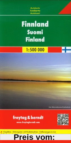 Freytag Berndt Autokarten, Finnland - Maßstab 1:500 000