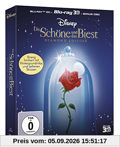 Die Schöne und das Biest - Diamond Edition (2D + 3D) (+ Bonus-Blu-ray)