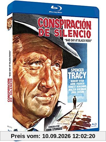 Bad Day at Black Rock 1955 Blu-Ray/Stadt in Angst (Deutsche Originalton) / Spencer Tracy, Robert Ryan, Lee Marvin