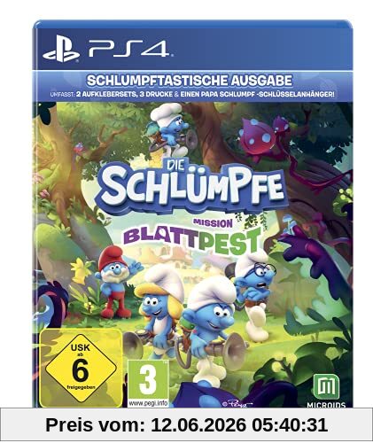 Die Schlümpfe: Mission Blattpest - Schlumpftastische Ausgabe - [Playstation 4] - Limited Edition