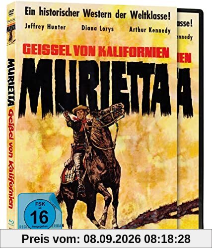 MURIETTA - Geißel von Kalifornien -Cover B - Blu-ray & DVD im Schuber - Limited Deluxe Edition plus Booklet