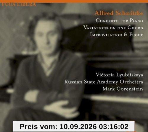 Alfred Schnittke: Konzert für Klavier und Streichorchester op.136 / Variationen über einen Akkord op.39 / Improvisation und Fuge op.38 (mit Katalog)