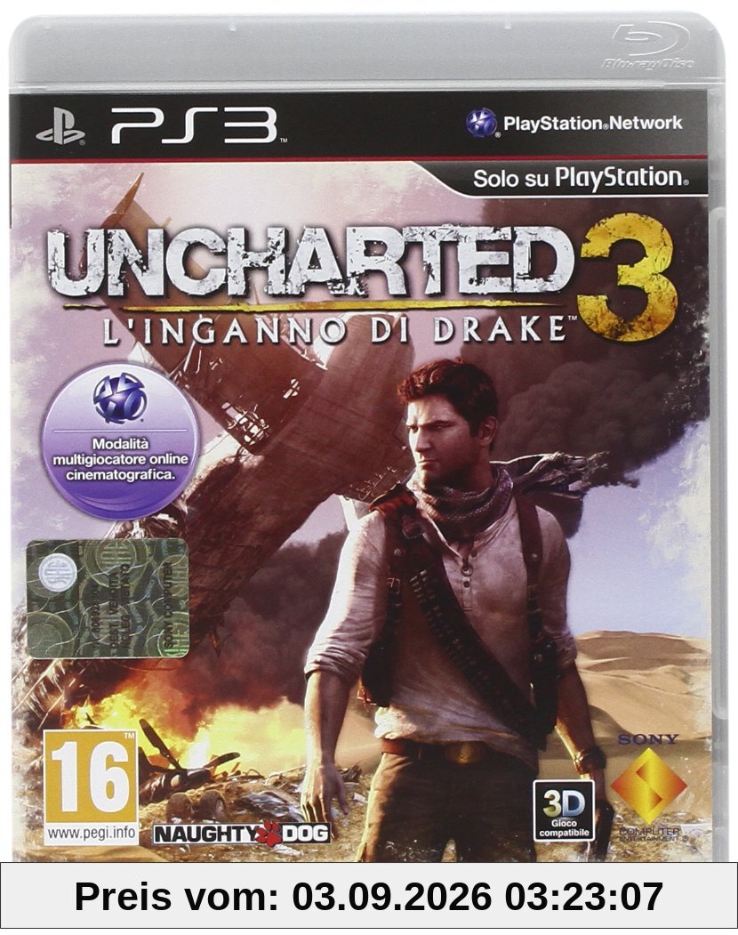 SONY GIOCO UNCHARTED 3: INGANNO DI DRAKE PS3