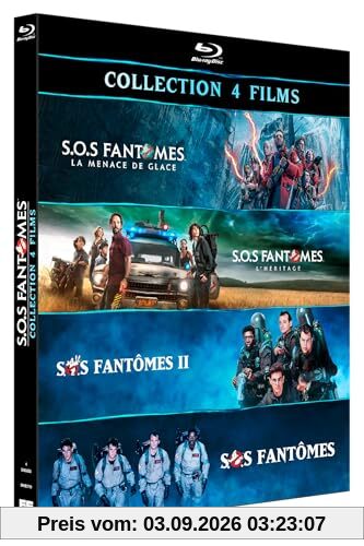 S.o.s fantômes - collection 4 films : s.o.s fantômes + s.o.s fantômes II + l'héritage + la menace de glace [Blu-ray] [FR Import]
