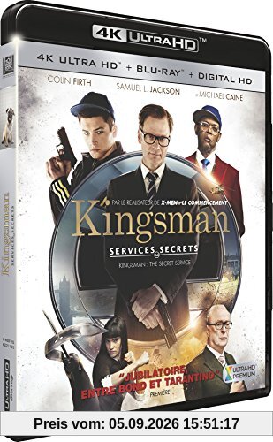 Kingsman : Services secrets [4K Ultra HD + Blu-ray + Digital HD]