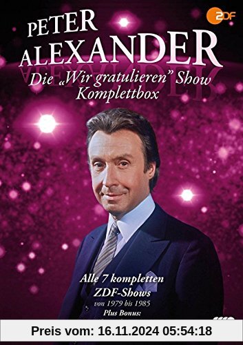 Peter Alexander: Die Wir gratulieren Show - Komplettbox [4 DVDs]