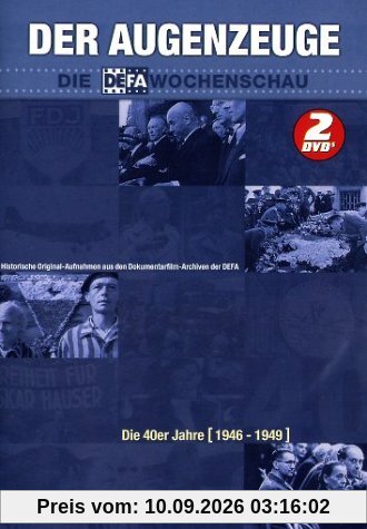 Der Augenzeuge - Die DEFA Wochenschau - Die 40er Jahre (1946 - 1949) (2 DVDs)